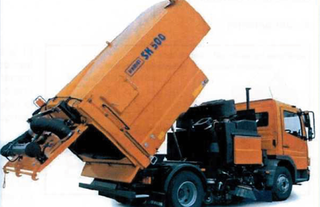 Barredoras sobre Camión