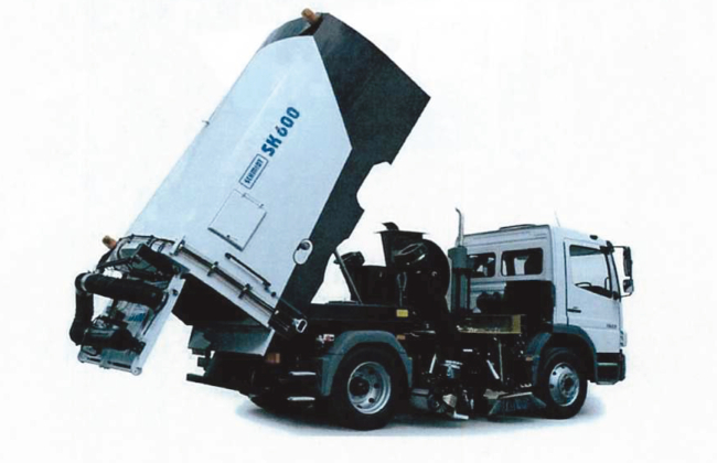 Barredoras sobre Camión