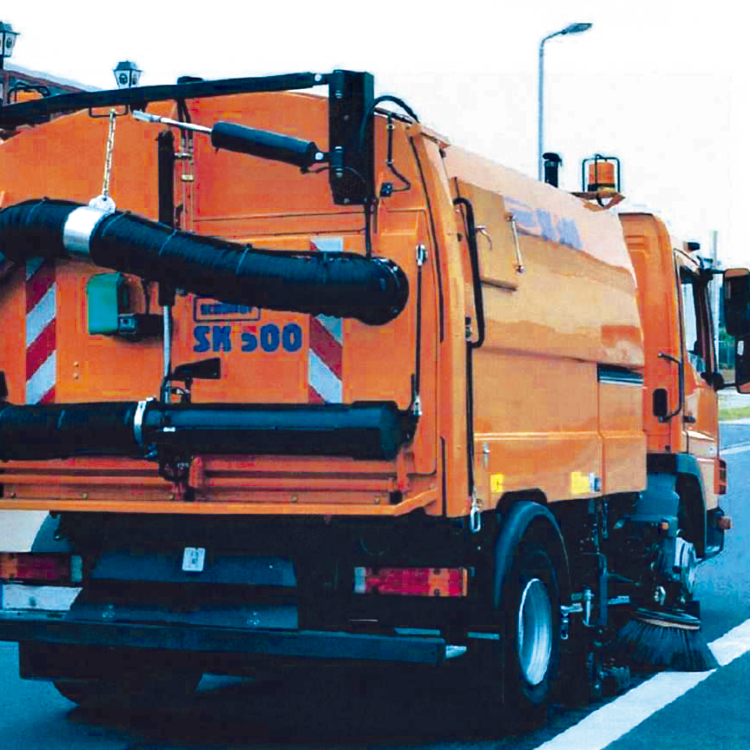 Barredoras sobre Camión